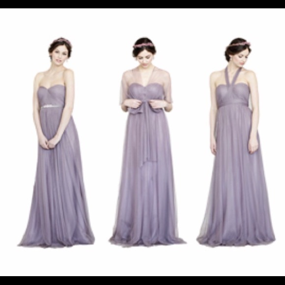 Jenny Yoo Annabelle Dress in Ivory/Nude Size 12 - Picture 7 of 8